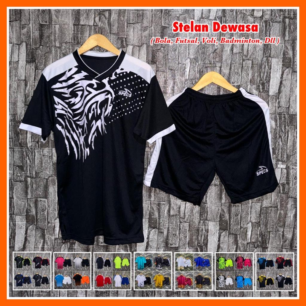 JERSEY SPECS TERMURAH  STELAN SPECS DEWASA  BAJU FUTSAL SPECS  BAJU BOLA MOTIF BATIK ( BAYAR DITEMPA