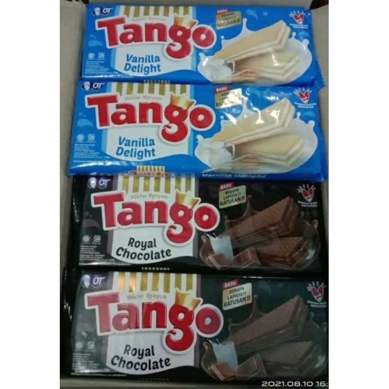 

Tango 120gr varian vanila dan coklat
