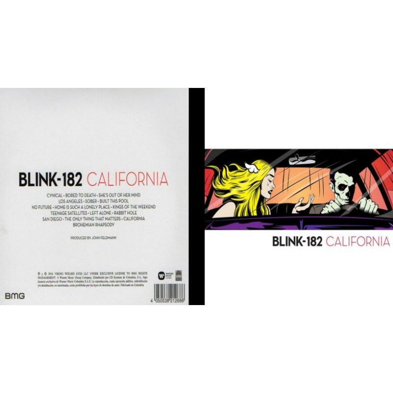 blink 182 cd album california 2016
