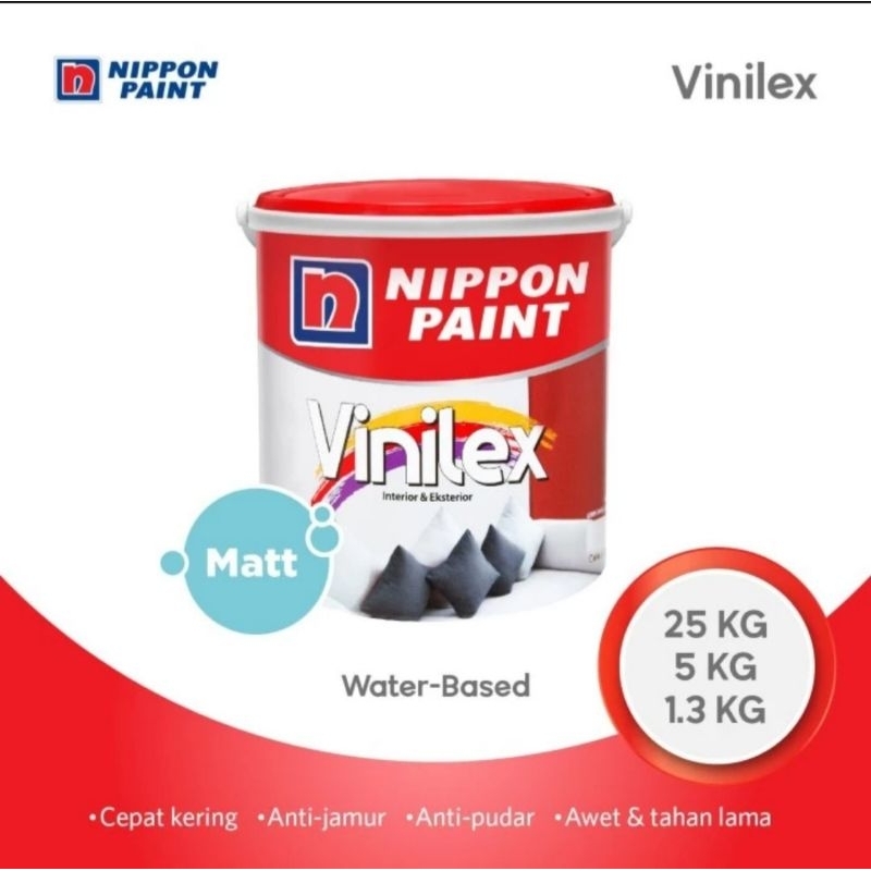 Cat Tembok Vinilex 5KG Base Pastel 973J Blue White