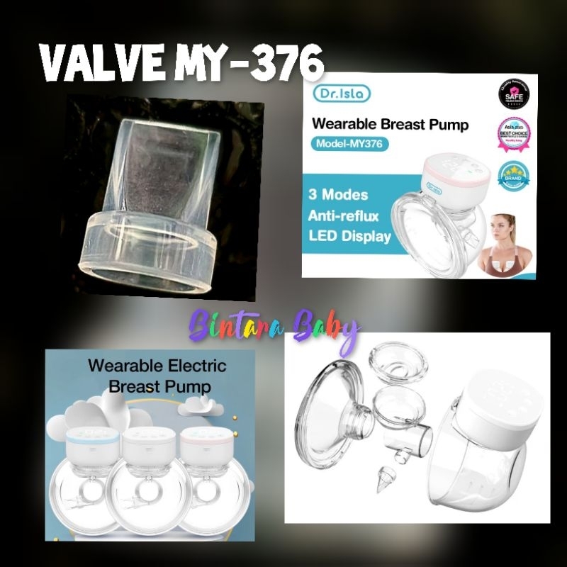 ORIGINAL Valve Pompa Asi Isla MY 376  / Valve Pompa Asi wearable Isla My376 ./ Valve Breastpump Dr I
