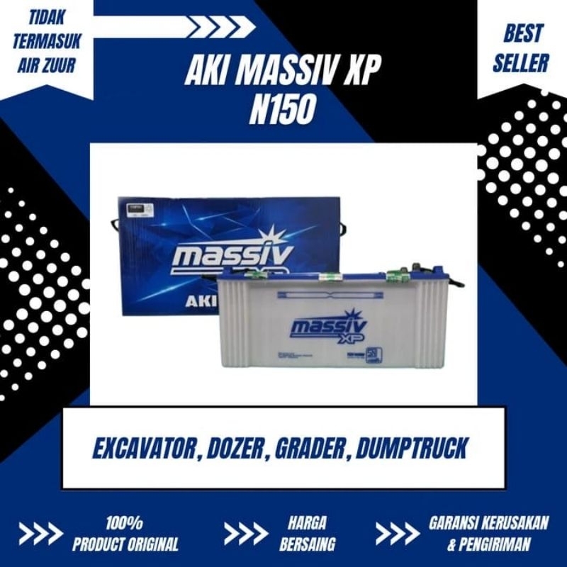 AKI BATTERY MASSIV XP N150 FORKLIFT TRACTORS GENSET