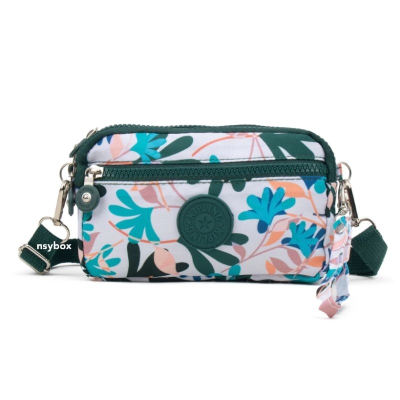 Dompet Wanita Tas Selempang Minikoin 4 Resleting Waterproof Tas Hp Koin Mini Import