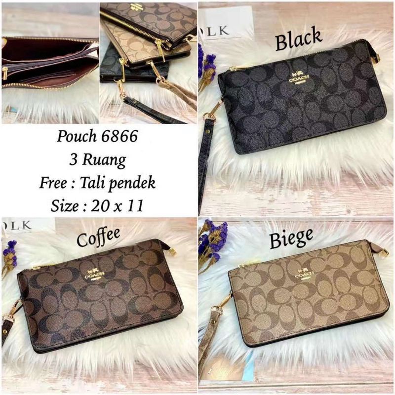 ✨SHOPEE MALL✨ SALE Pouch GG Winter 3 Ruang Bahan WP Import Semipremium grosir