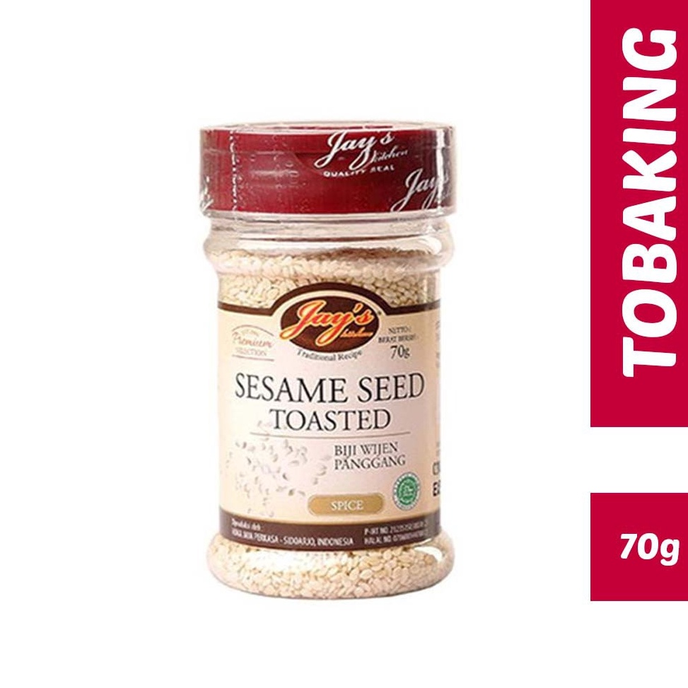 

D1sk0n Pr0m0 JAYS SESAME SEED TOASTED 70gr Jay's Biji Wijen Panggang Discount
