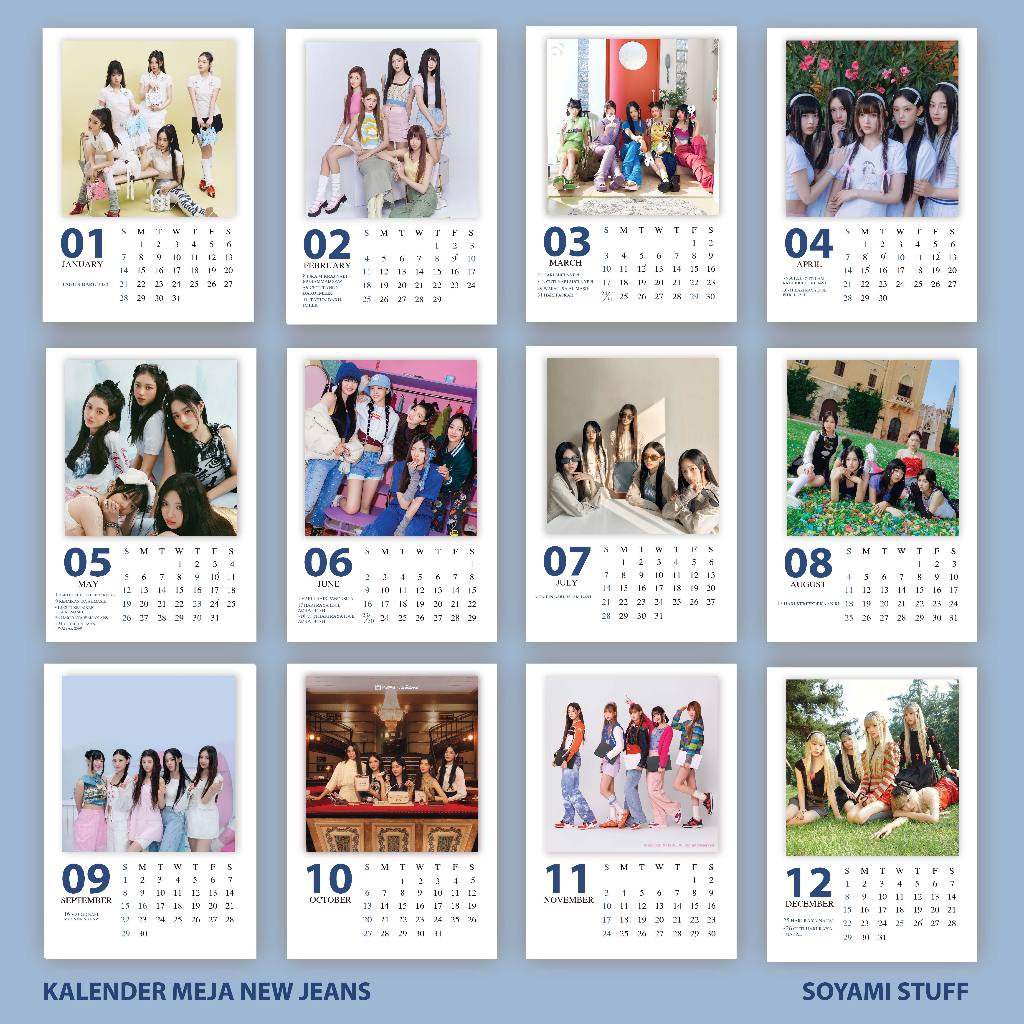 

Kalender Meja New Jeans Kpop 2024 2025 Aesthetic Premium Quality Spiral