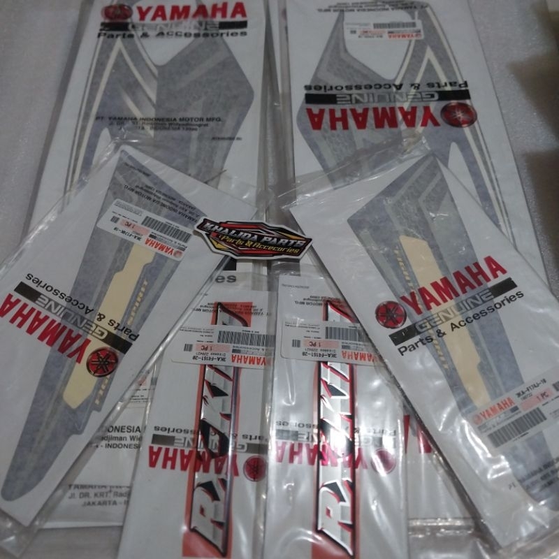 Striping Rx king 2004 tangki Biru original fulset & Emblem box aki