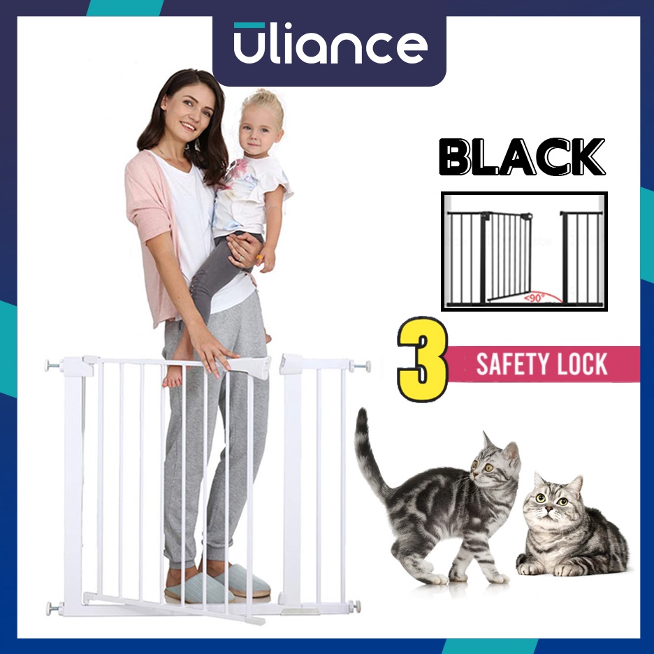12.12 Fasion sale Baby Safety Gate Pagar Pintu Bayi Penghalang Pintu Bayi Pagar Tangga Bayi Pagar Pe