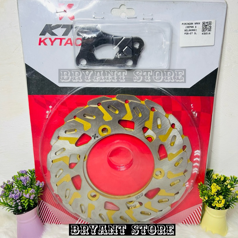 PIRINGAN CAKRAM DEPAN BELAKANG KYTACO KTC ORIGINAL FLOATING NMAX AEROX STANDAR 230MM 245MM DISC DISK BRAKE 230 245 MM N-MAX BAUT 4 NEW OLD LAMA BARU DISKBRAKE DISCBRAKE MOTOR YAMAHA