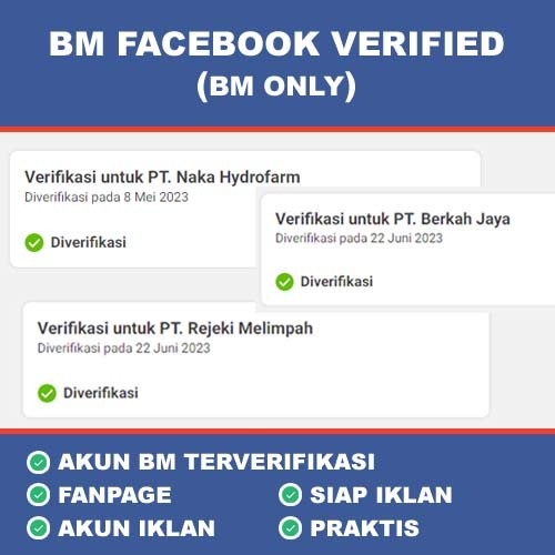 Akun BM Facebook Verified [Only BM by Invite]