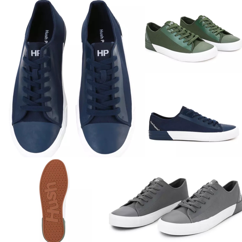 Hush Puppies Sepatu Sneakers Pria Connor Dell Original