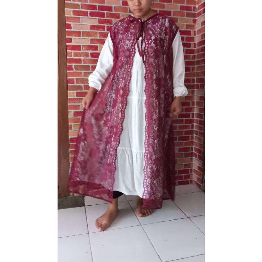 Outer Brukat Kondangan | Outer Brukat Jumbo | Outer Brukat Panjang | Outer Brukat Bunga Timbul | Out