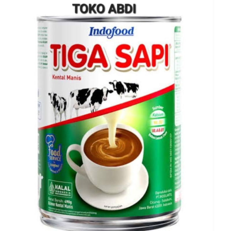 

SUSU KALENG INDOFOOD 3 SAPI 490g