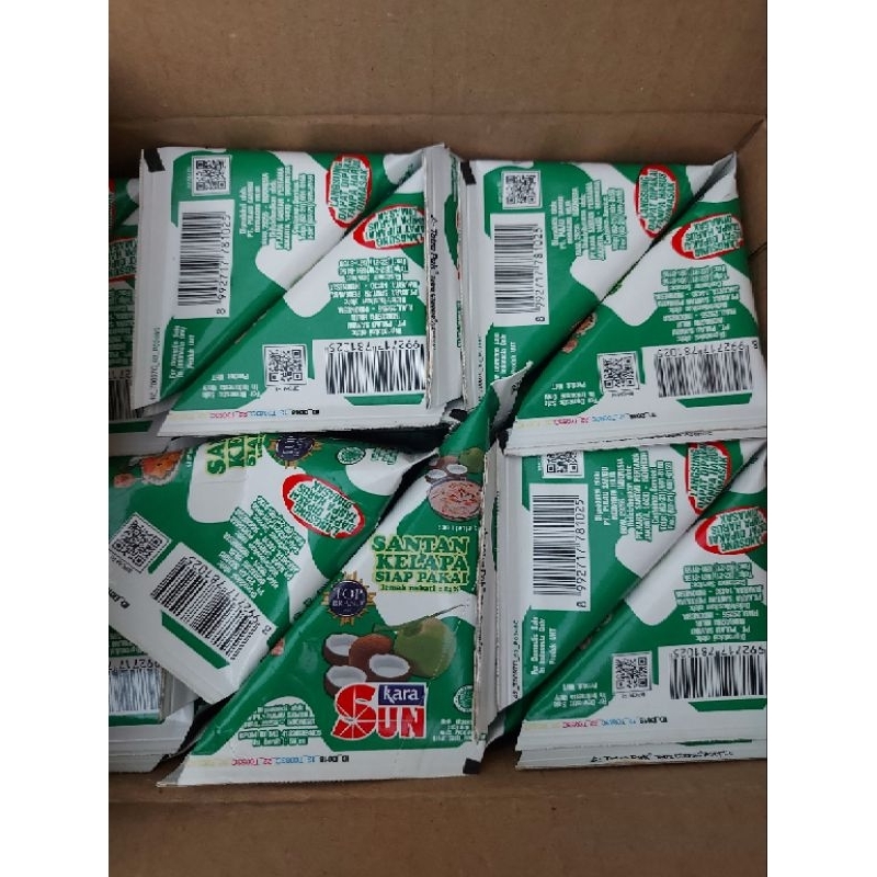 

Sunkara santan 65ml x 36pcs /dos