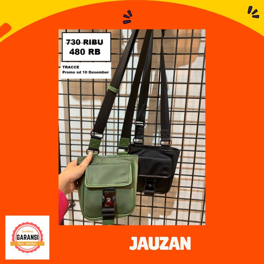 Tas sling bag selempang wanita Tracce seri JAUZAN 100% ORIGINAL SALE