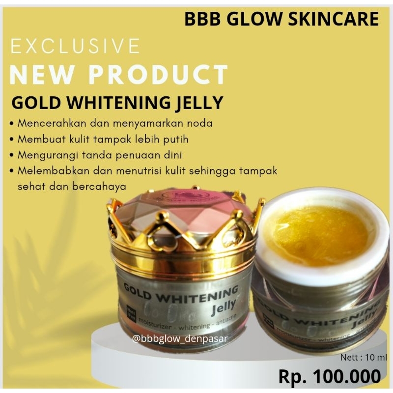 Gold Whitening Jelly BBB Glow Skincare