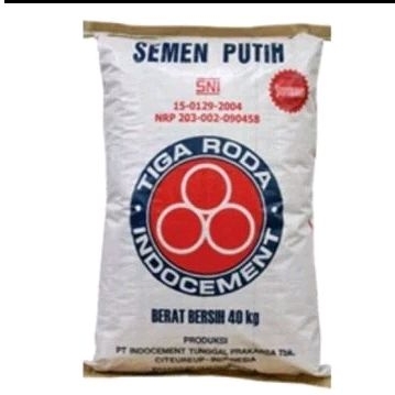 SEMEN PUTIH TIGA RODA 40kg 1 SAK