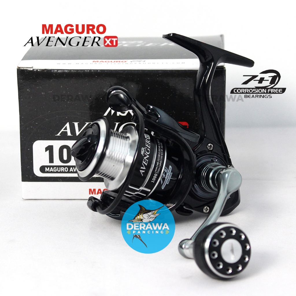 Reel MAGURO AVENGER XT | Power Handle | Kolam Sungai Danau Muara Laut  | 1000 2000 3000 4000 5000 60