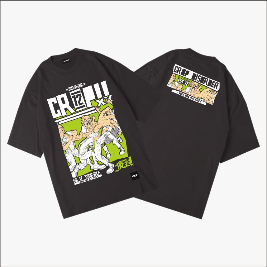 CROP DISORDER - KAOS - SKINHEAD TSHIRT ARTWORKS