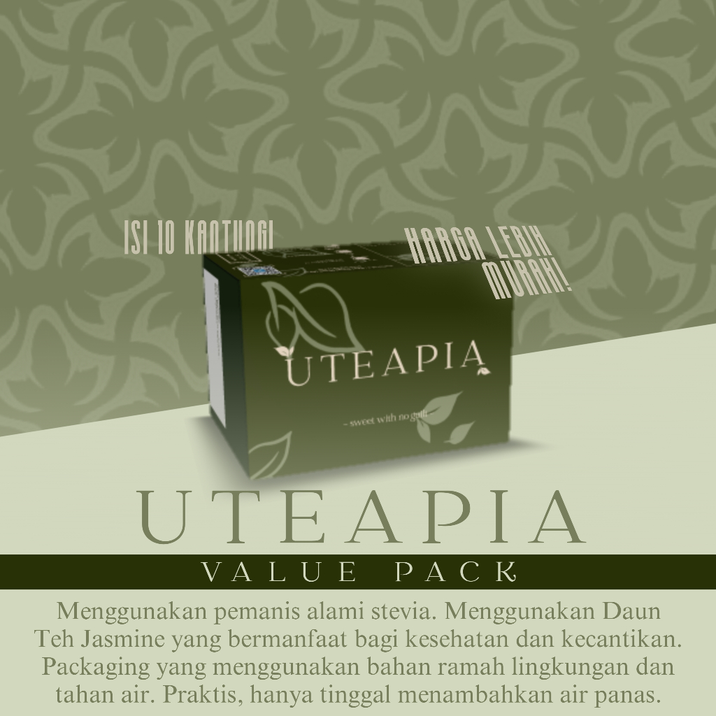 

Teh Celup UTEAPIA Original Value Pack Isi 10 Kantong Teh