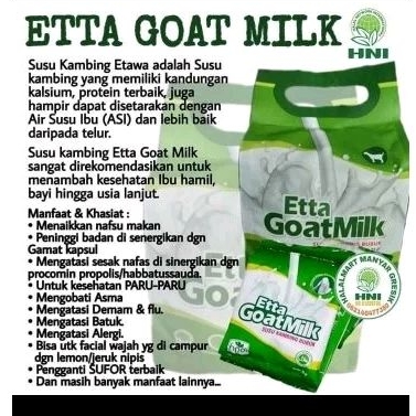 

susu kambing etawa/Etta goatmilk / coklat/ aren