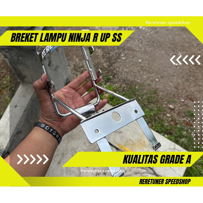 Breket lampu depan kawasaki ninja ss breket lampu depan ninja ss breket lampu depan ninja R ss duduk