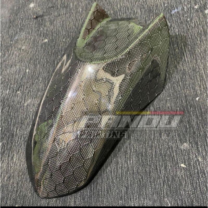 spakbor depan carbon Hexagonal aerox new