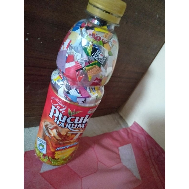 ecobrick botol teh pucuk