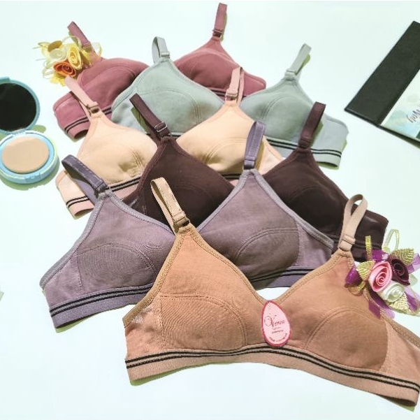 BRA ABG / BH Remaja Tanpa Kawat Tanpa Busa Ukuran 32 / 34 / 36 / 38