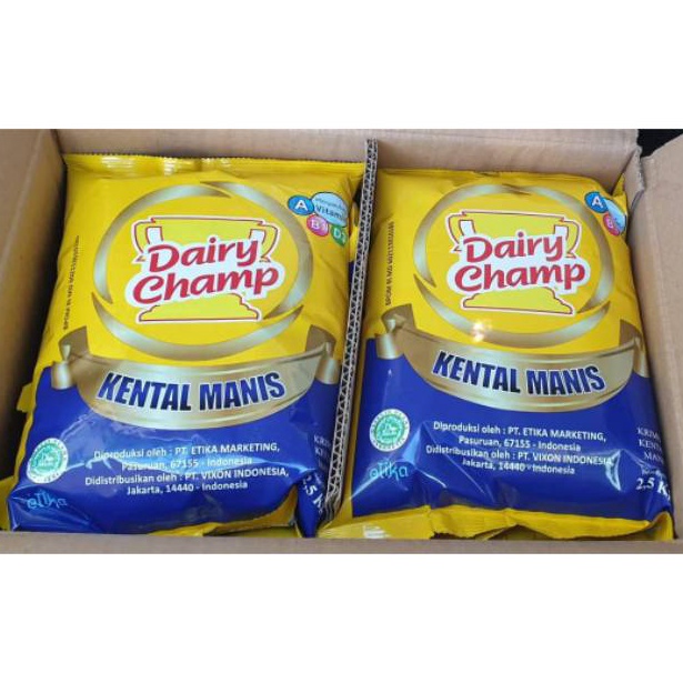 

S3ll3r Dairy Champ Bantal 2,5 kg SKM Susu kental Manis 1 CRT Barang Terupdate