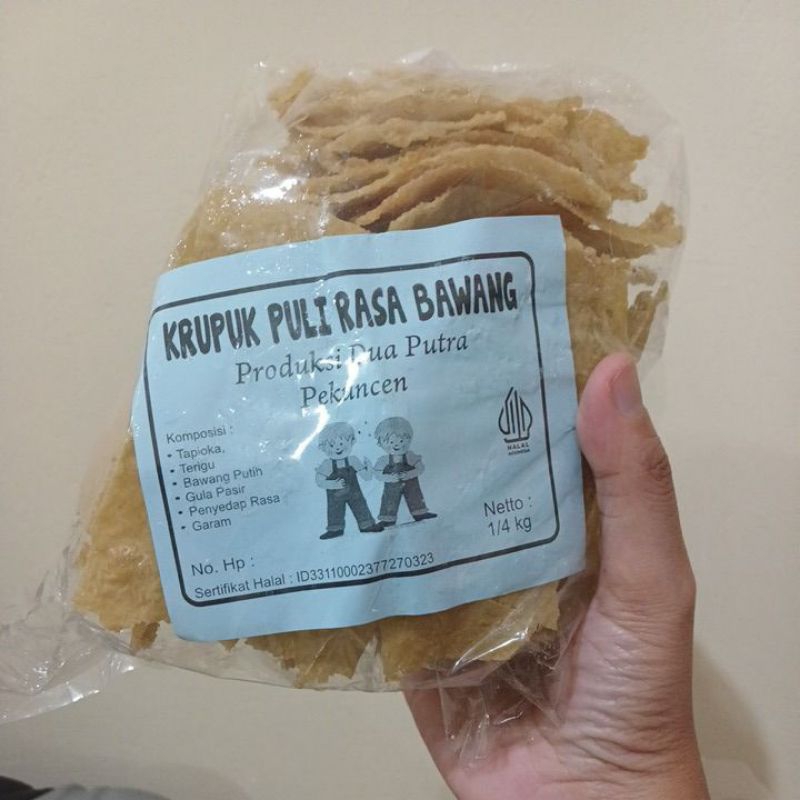 

Krupuk puli rasa bawang