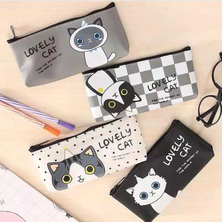 

Jouyou corner | Tempat pensil lucu lovely cat kotak pensil lucu tempat pensil aesthetic motif kucing Tas Pensil Tempat Alat Tulis Tempat Kosmetik Organizer Bag Lovely Cat tempat pensil unik tempat pensil murah