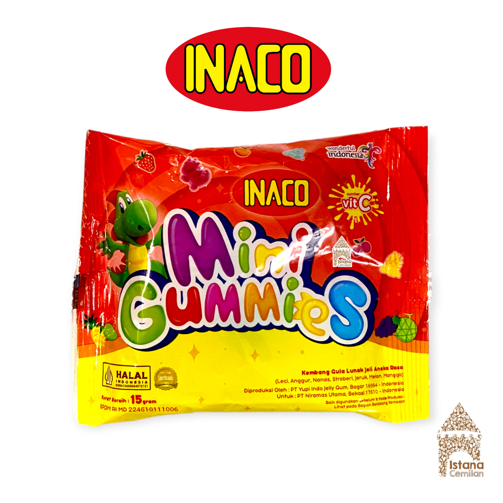 

Inaco Mini Gummies Permen Jeli Aneka Rasa SATUAN