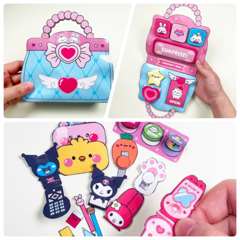MAINAN EDUKATIF | DIY MINIATURE TOY BAG BOOK