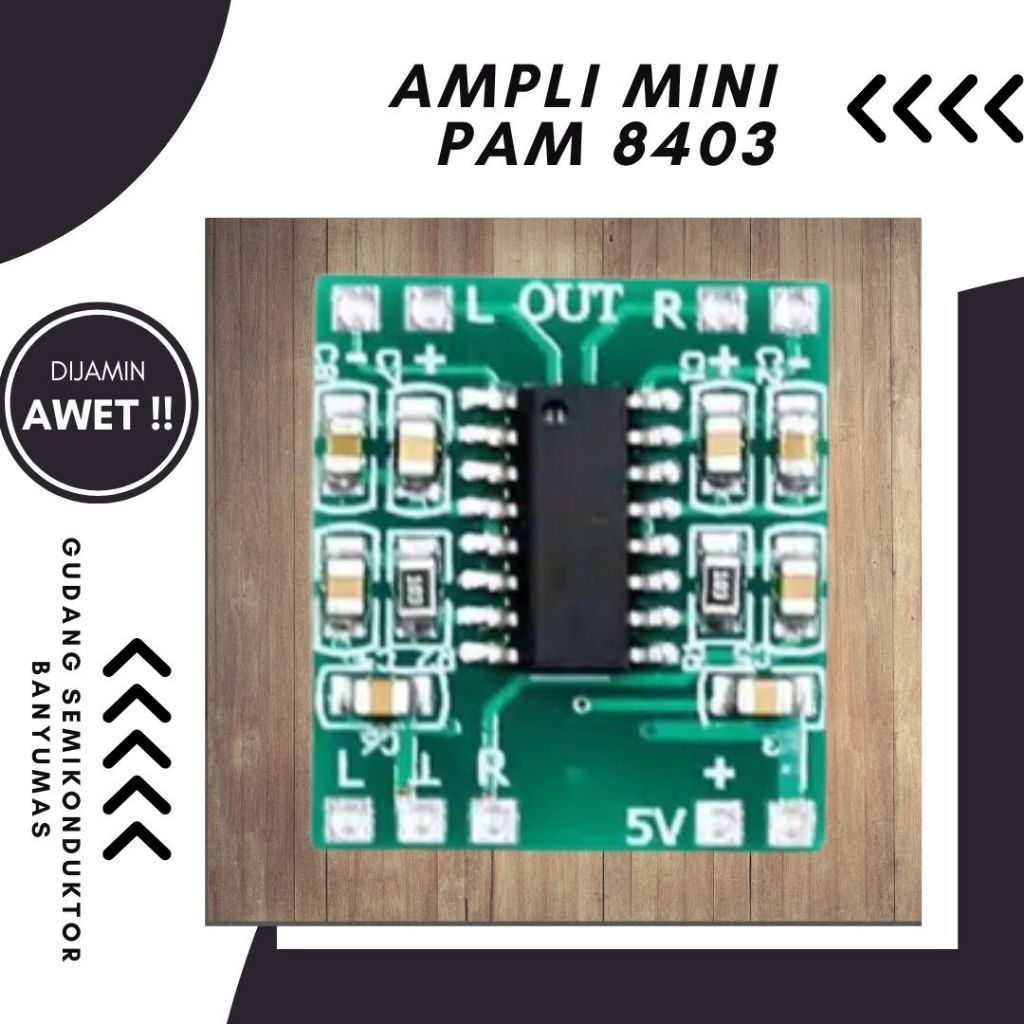 Kit ampli mini PAM 8403 stereo 5v clas D POWER MINI AMPLIFIER PAM 8310 AUDIO DIGITAL AMPLI 5 VOLT DA