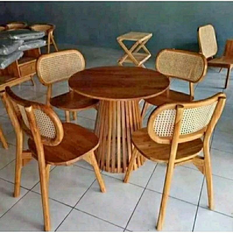 set meja cafe kacang meja cafe meja makan kacang meja cafe rotan