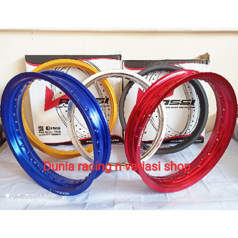 Terkini Velg Rossi 250 17 300 17 350 17 ada warna Gold Biru Hitam Silver Merah BNN