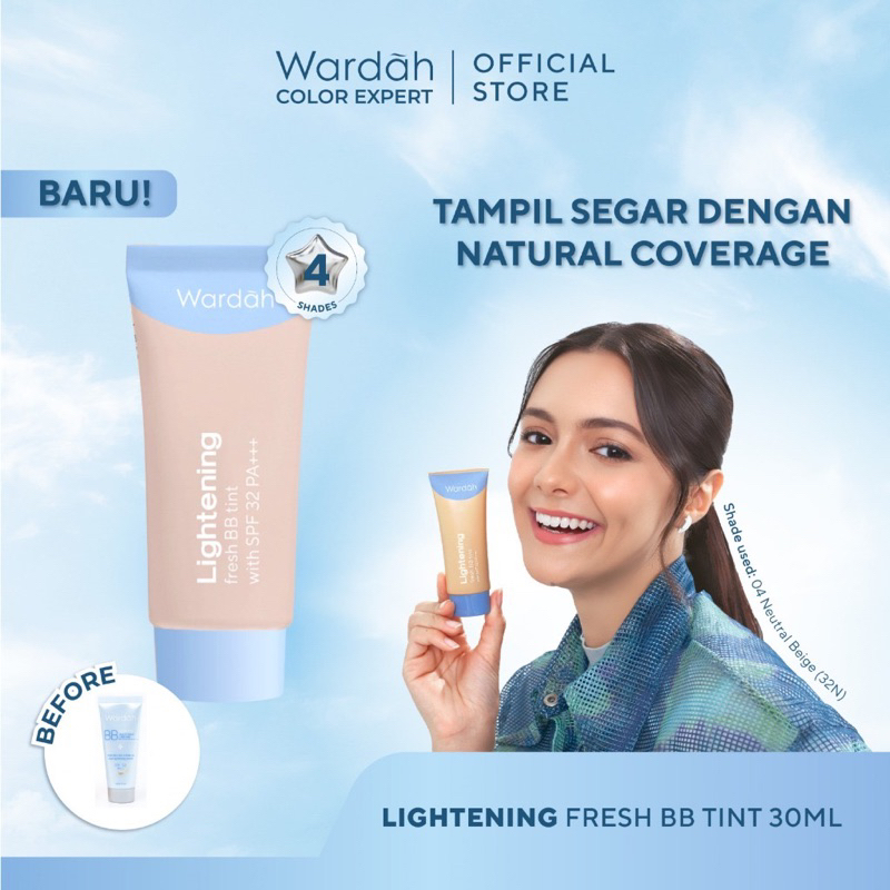 Wardah Lightening Fress BB Tint / wardah lightening bb cream / wardah lightening bb tint