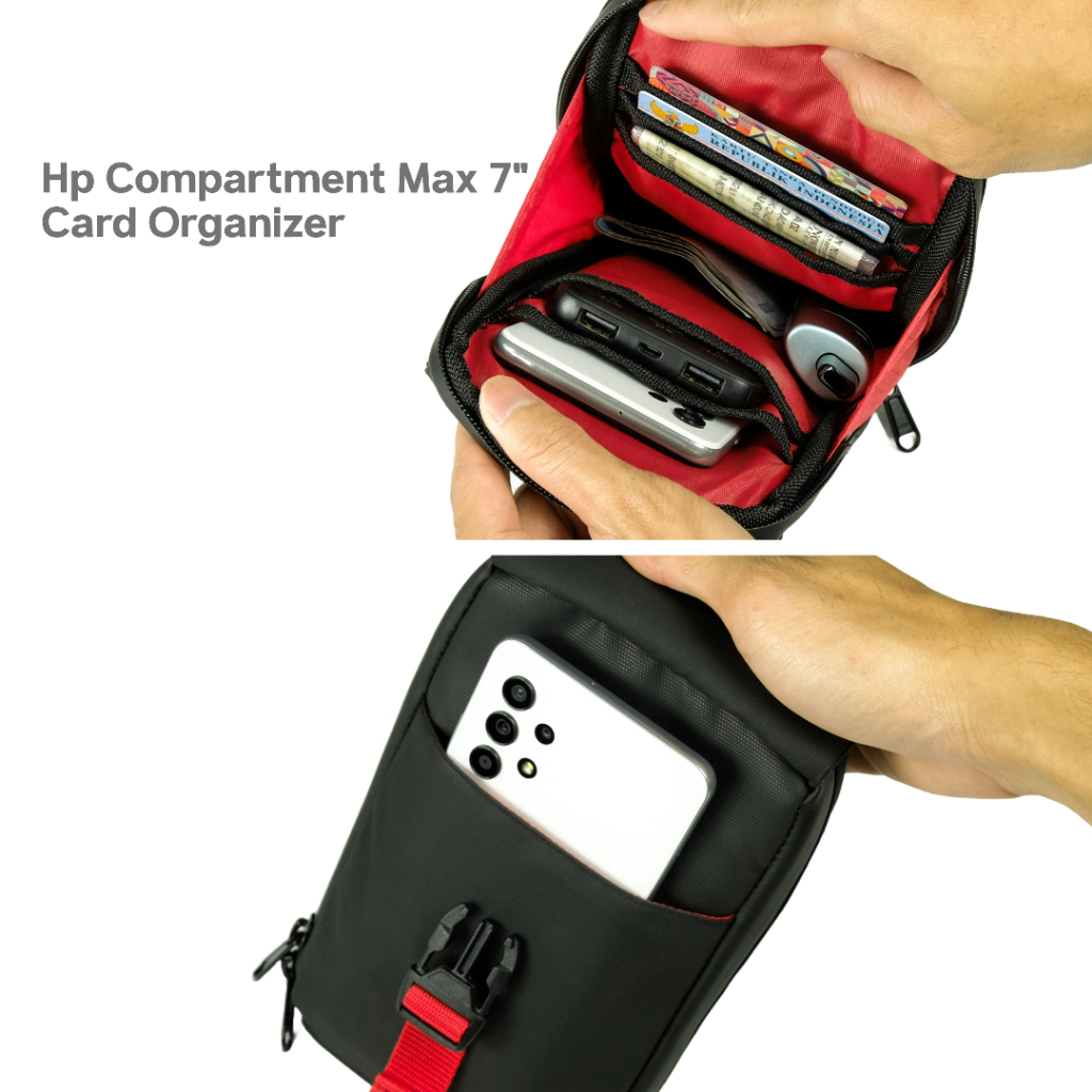OFFICIAL Pouch Bag Pria SAVAKA P4 Tas Pinggang Kecil HP Hanging Wallet Cowok Premium Waterproof
