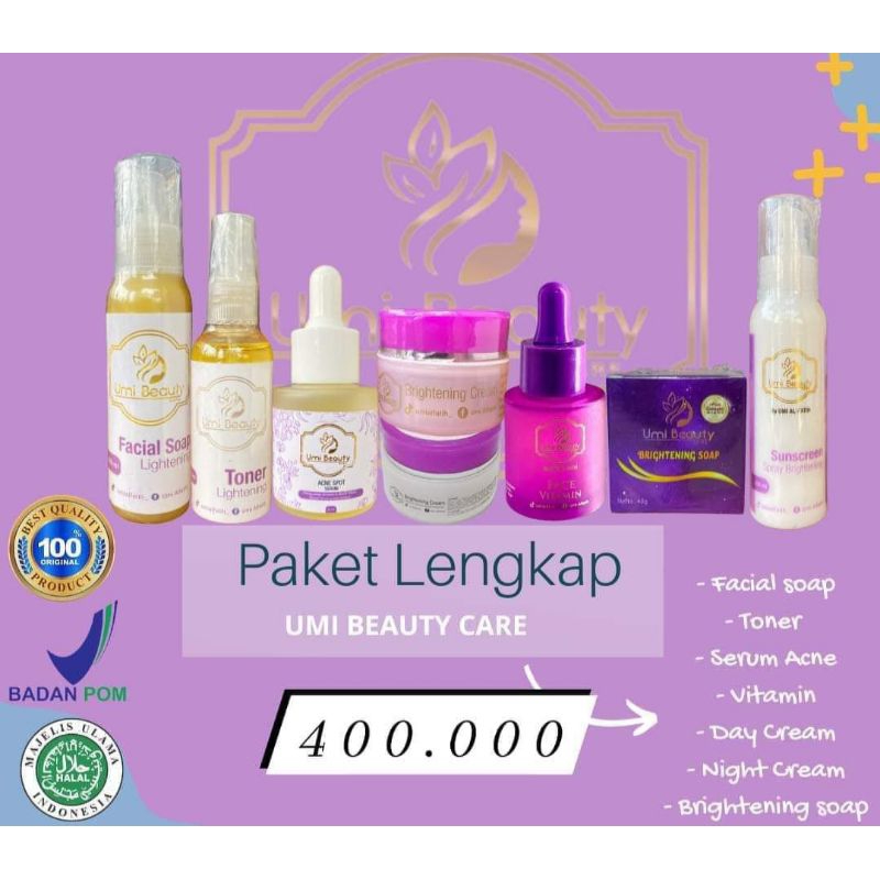 PAKET LENGKAP/KOMPLIT UBC {Umi Beauty Care}
