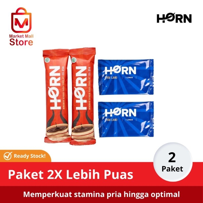 

HORN By Dr Boyke Paket 2 Kali Lebih Puas Cokelat Horn 2 Sachet & Tisu Laki 2 Sachet