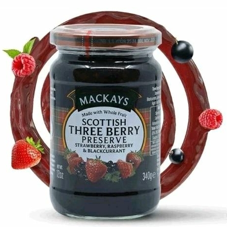 

MACKAYS Scottish Three Berry Preserve 340g