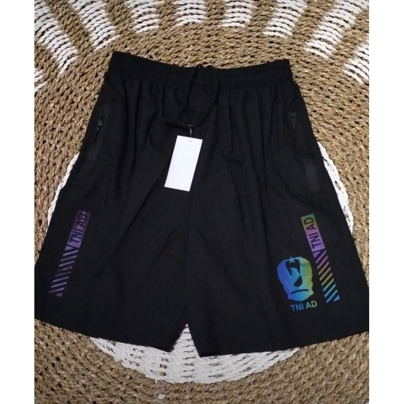 Celana pendek Olga sablon nyala TNI