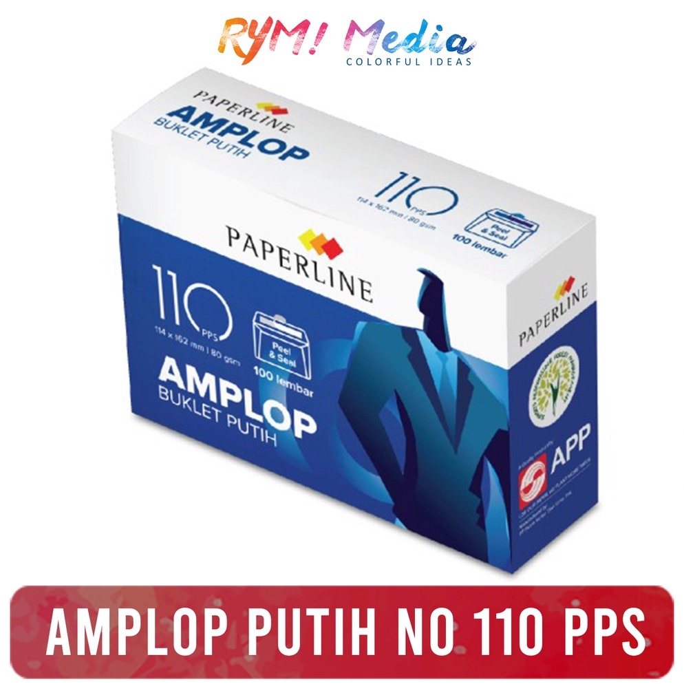 

Best Terlaris.. Amplop No 110 PPS 14 x 16,2 cm isi 100 lembar - Envelope Putih No.110 140 x 162 mm Paperline Paper Line 80 gsm DENGAN SEGEL PEREKAT WH8