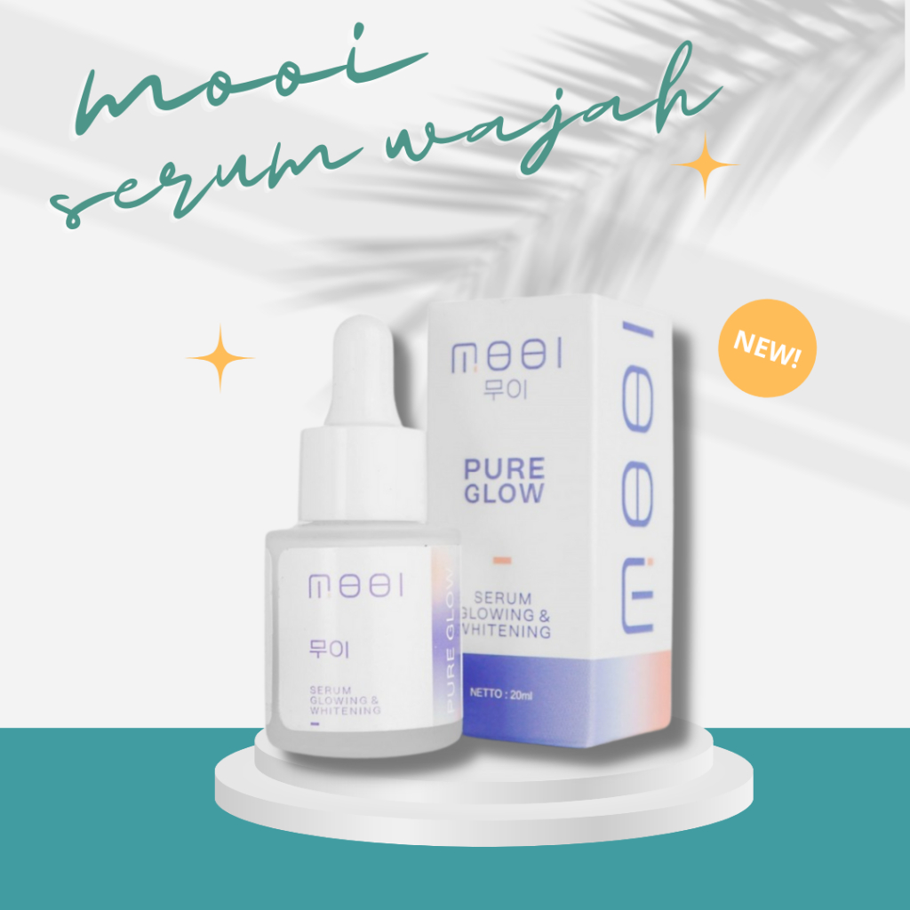 MOOI Pure Glow Serum Korea Pencerah Wajah Skin Care Face Serum