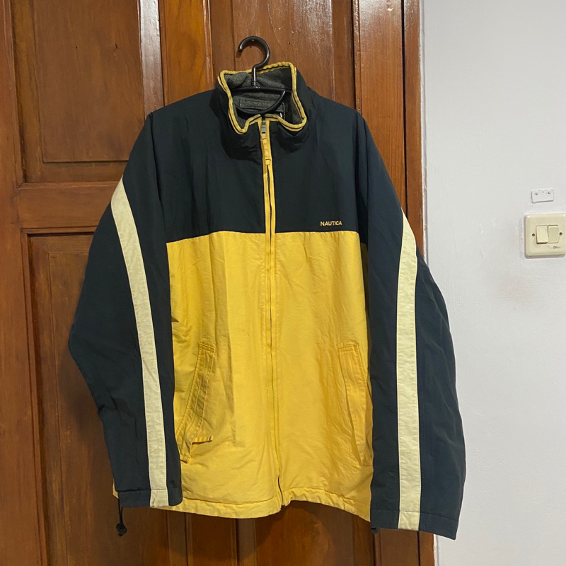 Nautica Jacket Black Yellow