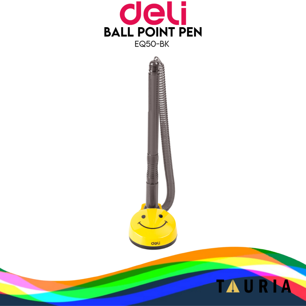 

PULPEN BOLPEN MEJA BERDIRI PEN STAND DELI Q50-BK