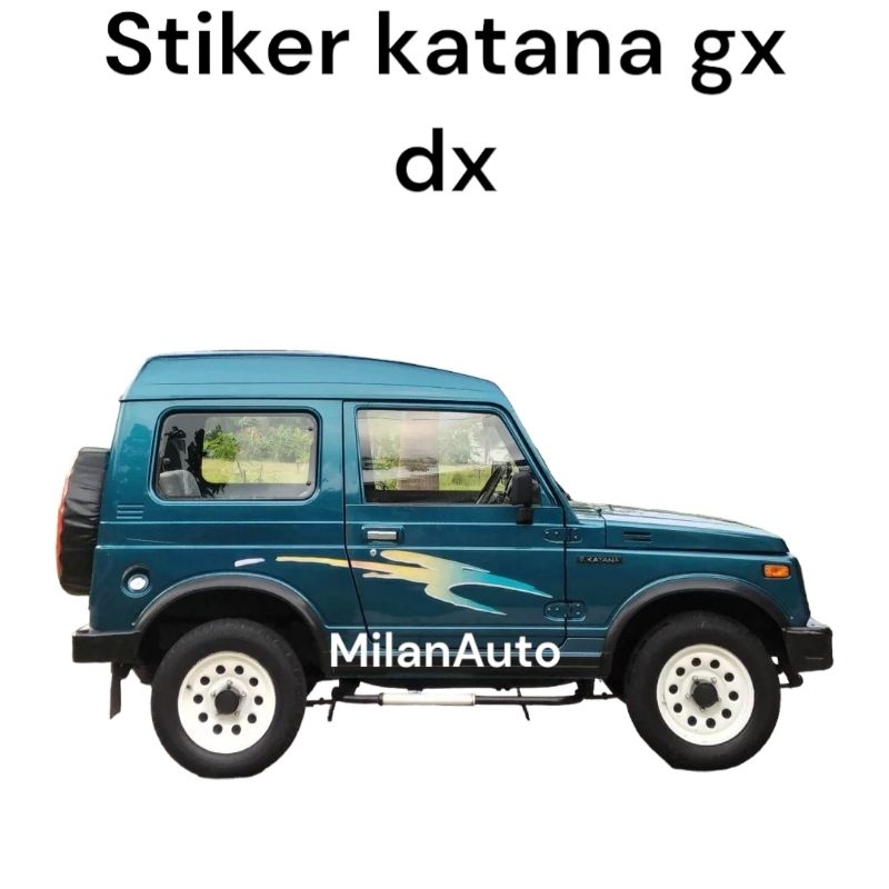suzuki katana GX DX / Sticker striping lis body SUZUKI KATANA GX DX JEEP/Katana gx dx trisula