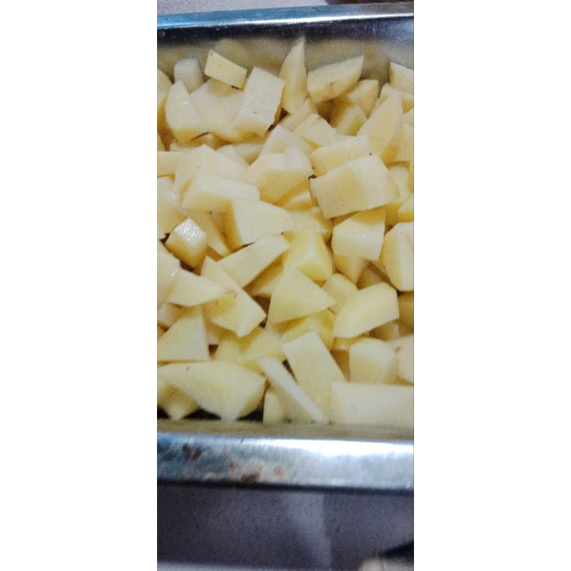 

kentang kupas iris kotak 500gr