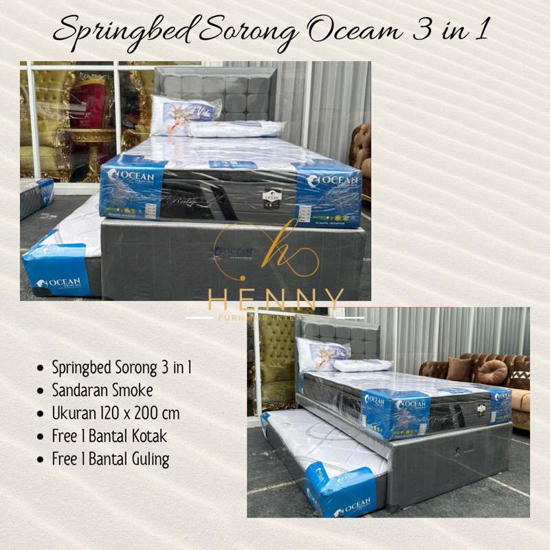 Henny Furniture Springbed Sorong Ocean 3 in 1